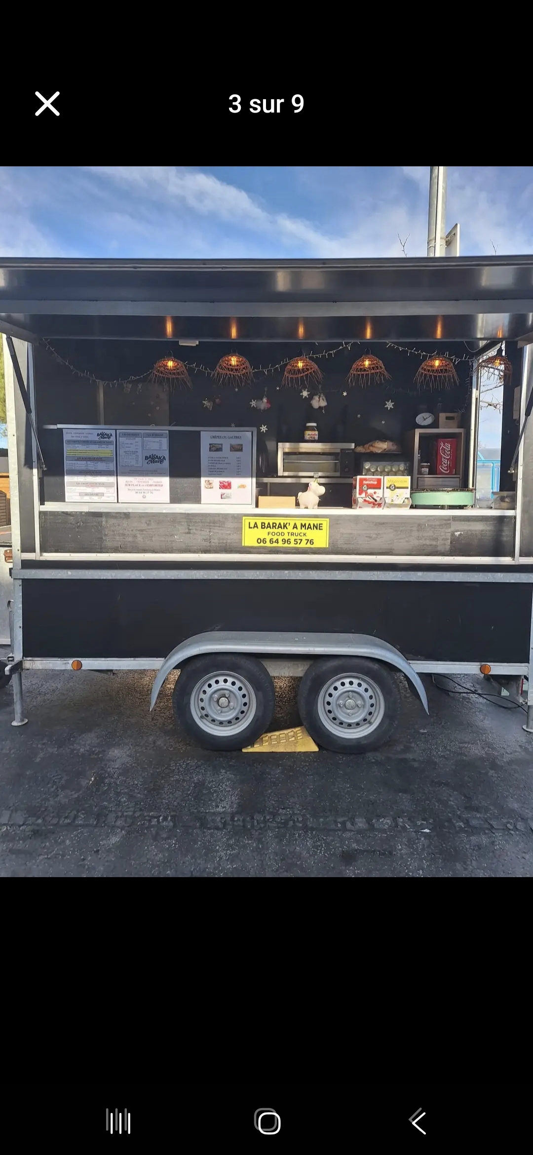 🔥 À VENDRE – REMORQUE FRITERIE / SNACK ÉQUIPÉE 🔥  💰 Prix : 11 900 €  Je mets en vente ma remorque