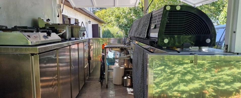 Remorque food truck équipée – 3 × 2 m – région bordelaise